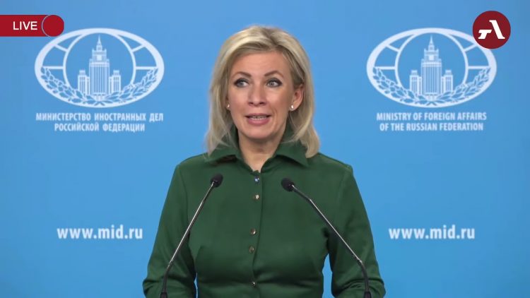Захарова прокомментировала заявление Алиева по поводу поездки в Карабах кандидата в президенты Франции