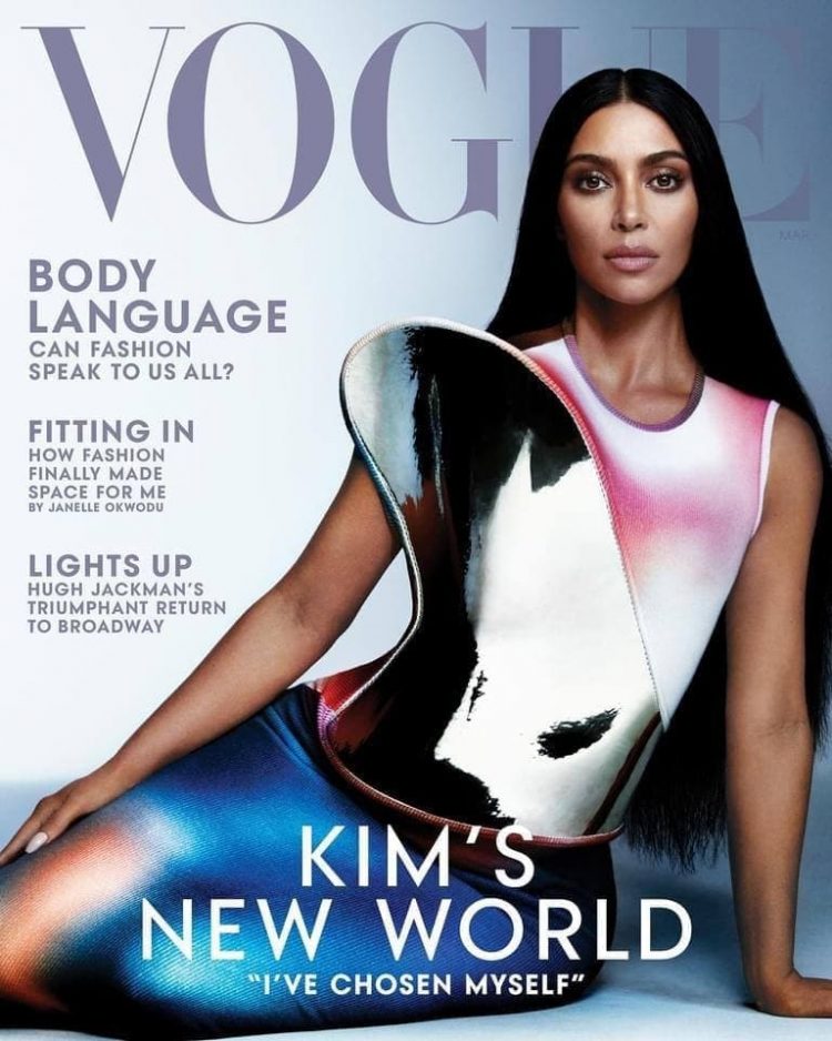 Քիմ Քարդաշյանը դարձել է Vogue-ի մարտ ամսվա  համարի հերոսուհին
