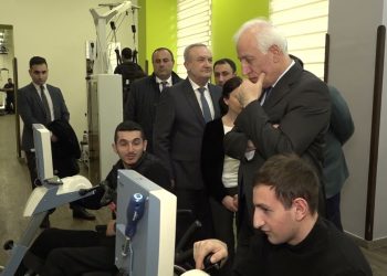 Նախագահ Վահագն Խաչատուրյանն այցելել է «Զինվորի տուն» վերականգնողական կենտրոն