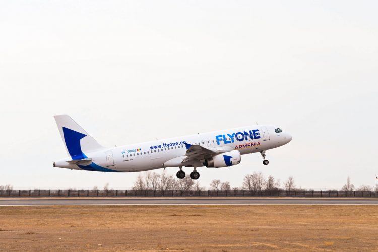 Flyone Armenia ավիաընկերությունը տվեց Երևան-Մոսկվա-Երևան երթուղով ուղիղ չվերթների մեկնարկը