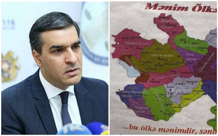 Թաթոյանը 44-օրյա պատերազմի ժամանակ ադրբեջանցիների մոտից հայտնաբերած քարտեզների լուսանկարներ է հրապարակել