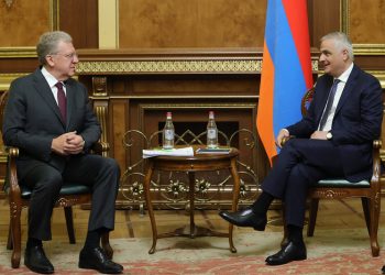 Մհեր Գրիգորյանն ընդունել է ՌԴ Հաշվիչ պալատի նախագահ Ալեքսեյ Կուդրինին