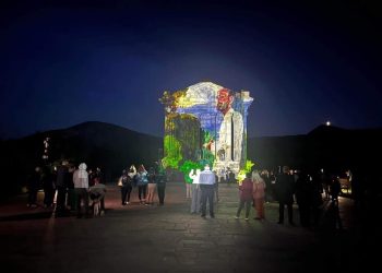 «Գառնի»-ում ացկացվեց «Գույն և երաժշտություն» լուսաձայնային ինստալյացիա-ցուցադրությունը