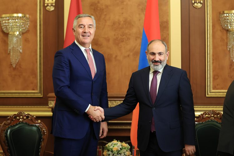 Վարչապետ Փաշինյանը Չեռնոգորիայի նախագահի հետ տնտեսական համագործակցության հարցեր է քննարկել