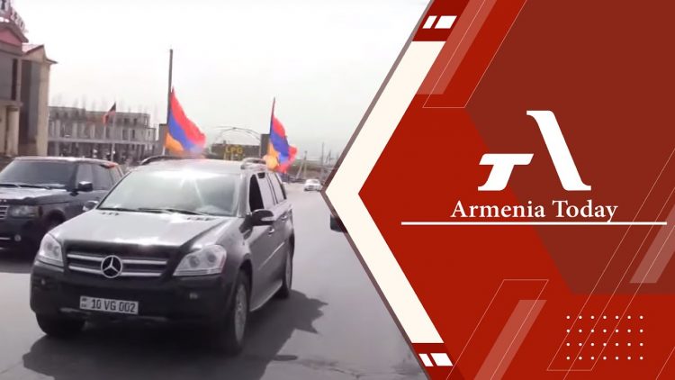 Ուղիղ․ «Դիմադրություն» շարժման ավտոերթը դեպի Վանաձոր