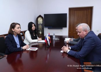 Մարդու իրավունքների պաշտպանն ընդունել է ՀՀ-ում ՌԴ դեսպան Սերգեյ Կոպիրկինին