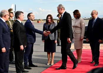 Հայաստան է ժամանել Լիտվայի Հանրապետության նախագահ Գիտանաս Նաուսեդան