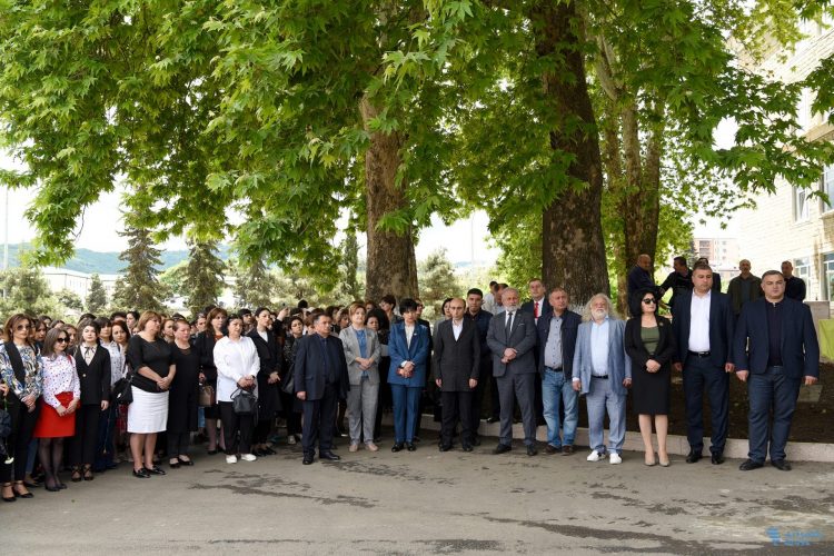 Ստեփանակերտում տեղի է ունեցել Անդրեյ Սախարովի արձանի բացման հանդիսավոր արարողությունը