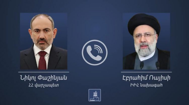 Փաշինյանը Ռայիսիի հետ քննարկել է հայ-ադրբեջանական սահմանի դելիմիտացիայի աշխատանքները