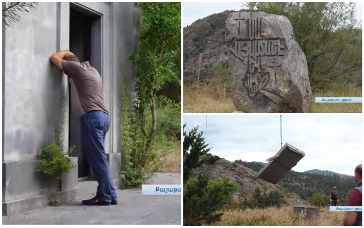 Բերձորից և Քաշաթաղի մյուս համայնքներից տարհանվում են հուշարձանները