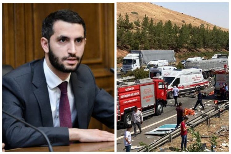 Ռուբինյանը ցավակցագիր է հղել Թուրքիայում խոշոր ՃՏՊ-երի զոհերի ընտանիքներին