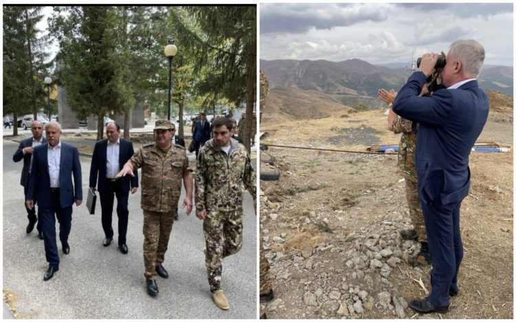 Ստանիսլավ Զասն այցելել է Վայոց ձորի սահմանամերձ շրջաններ