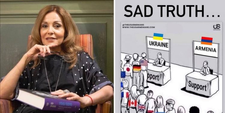 «Ну и где вы все, гуманисты?»: Сати Спивакова заявила о равнодушии мира к агрессии против Армении