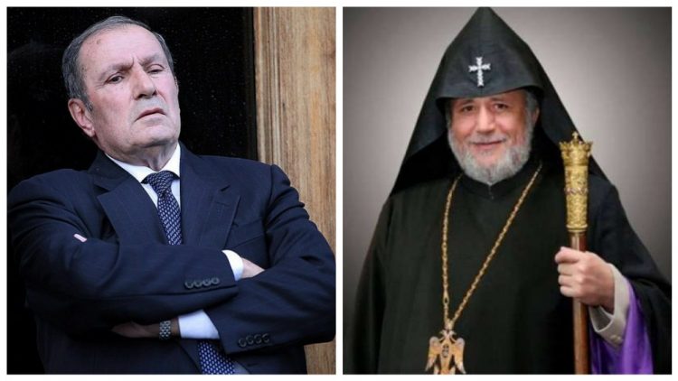 Экс-президент Армении встретился с Католикосом всех армян