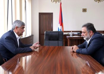 Ռուբեն Վարդանյանն ու Վիտալի Բալասանյանը խոսել են Արցախի անվտանգության ապահովման հարցերի շուրջ