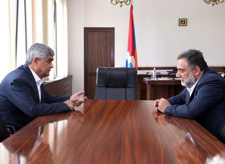 Ռուբեն Վարդանյանն ու Վիտալի Բալասանյանը խոսել են Արցախի անվտանգության ապահովման հարցերի շուրջ