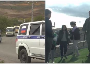 Ռուս խաղաղապահները Ստեփանակերտի աշակերտներին ուղեկցել են Ամարաս