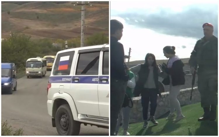 Ռուս խաղաղապահները Ստեփանակերտի աշակերտներին ուղեկցել են Ամարաս