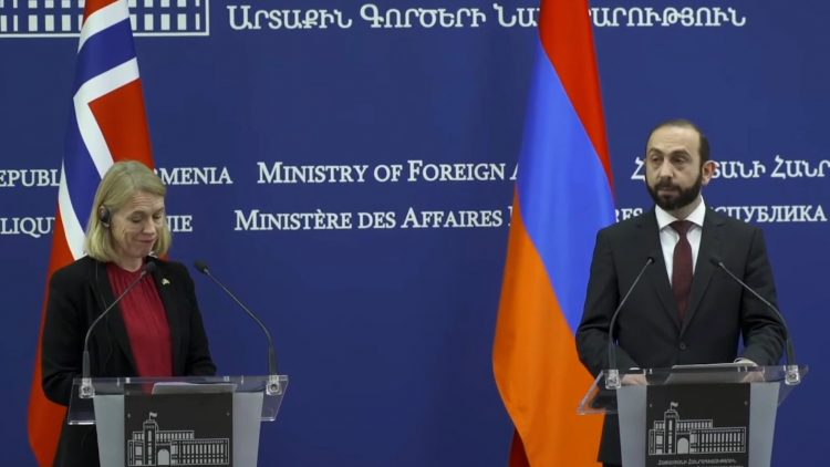 Նորվեգիայի ԱԳ նախարարին ներկայացրել եմ ՀՀ-Ադրբեջան խաղաղության պայմանագրի մշակման մանրամասները. Միրզոյան