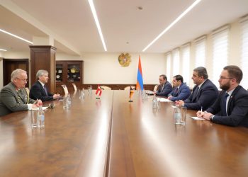Պապիկյանն ընդունել է Ավստրիայի դեսպանին և ռազմական կցորդին 