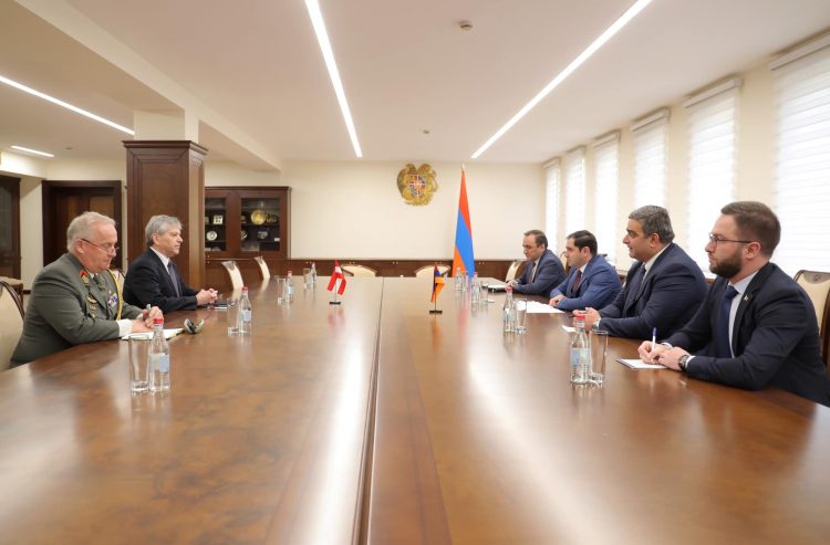 Պապիկյանն ընդունել է Ավստրիայի դեսպանին և ռազմական կցորդին 