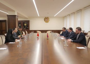 Պապիկյանը չինացի հյուրերին ներկայացրել է ադրբեջանական ագրեսիայի հետևանքով ստեղծված իրադրությունը