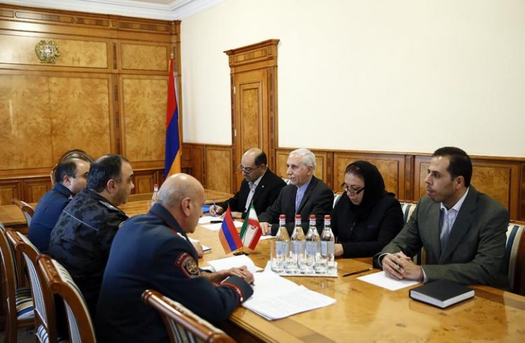 Ոստիկանապետը Իրանի դեսպանի հետ քննարկել է իրավապահ ոլորտում երկկողմ համագործակցությունը