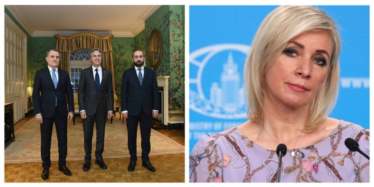 Захарова: Дискуссия в Вашингтоне между Мирзояном и Байрамовым велась с учетом саммита в Сочи