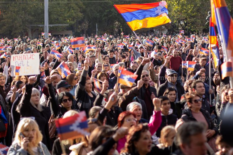 Ընդդիմությունը լուռ չէ, այս հանրահավաքը արցախցիներին մենակ չթողնելու հավաքի արձագանքն է. Աշոտյան