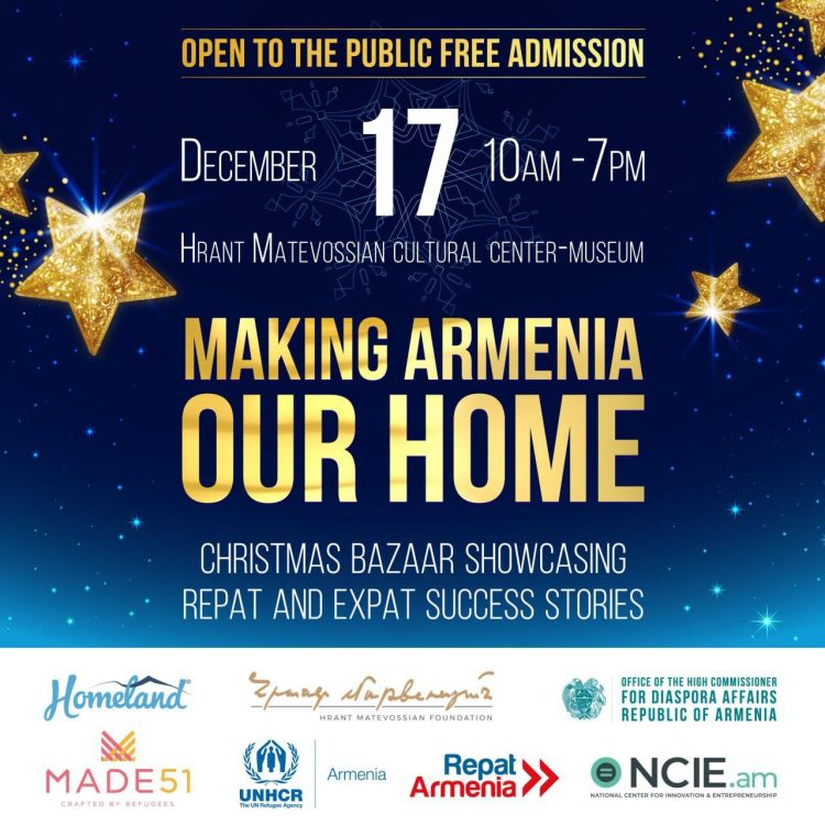 Երևանում բացվել է «Making Armenia Our Home» Սուրբ Ծննդյան տոնավաճառը