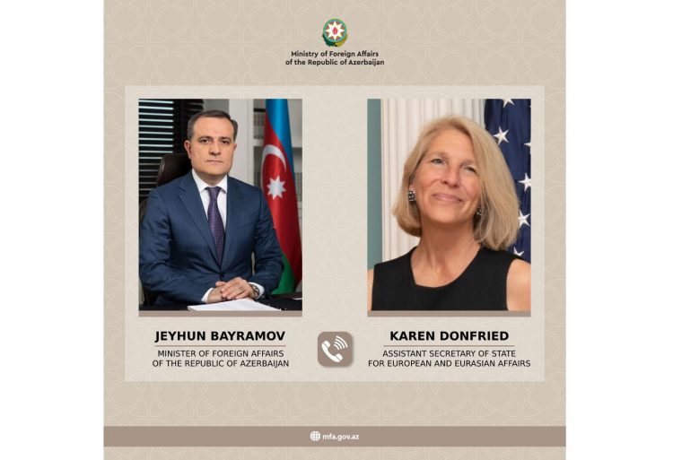 Բայրամովը Պետքարտուղարության ներկայցուցչի հետ խաղաղության բանակցությունների ներկա վիճակն է քննարկել