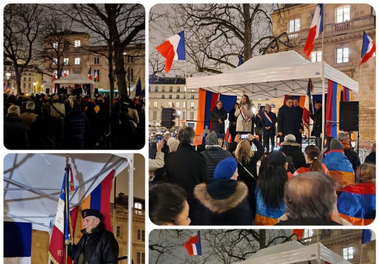 Ֆրանսիայի Ազգային ժողովի առջև տեղի է ունեցել ակցիա՝ ի աջակցություն Արցախի և Հայաստանի