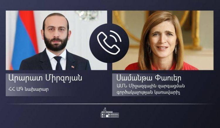 Միրզոյանը ԱՄՆ ՄԶԳ կառավարչին է ներկայացրել Լաչինի միջանցքի արգելափակման հետևանքով ահագնացող հումանիտար իրավիճակը