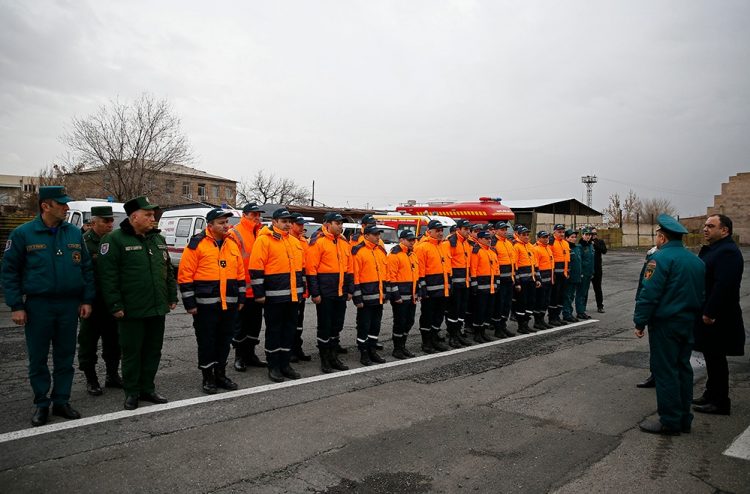 Отряды армянских спасателей отправились в Сирию и Турцию