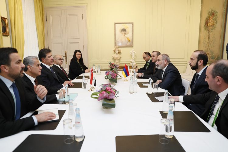 Վարչապետն Իրաքյան Քուրդիստանի առաջնորդի հետ երկկողմ գործարար կապերն է քննարկել