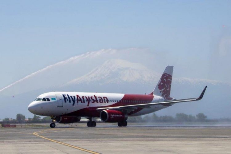 Fly Arystan-ը թռիչքներ կիրականացնի Ակտաու-Երևան-Ակտաու երթուղով