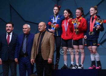 Հայտնի են Երևանում մեկնարկած ծանրամարտի Եվրոպայի առաջնության առաջին մեդալակիրները