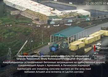 Ադրբեջանական կողմը բետոնե պատնեշով փակել է Արցախը Հայաստանին կապող միակ ճանապարհը
