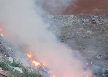 Նուբարաշենի աղբավայրում հրդեհ է բռնկվել
