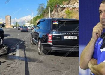 Երևանում վթարի է ենթարկվել ֆուտզալի Հայաստանի հավաքականի գլխավոր մարզիչ Ռուբեն Նազարեթյանը