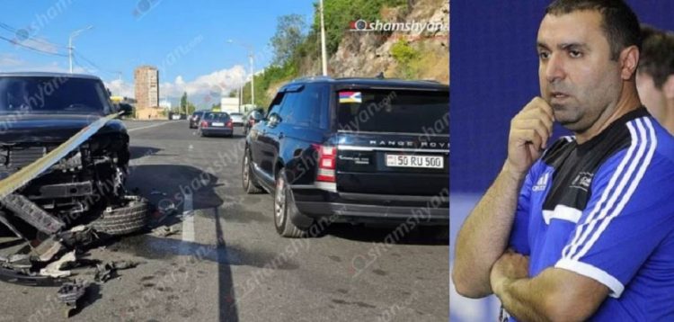 Երևանում վթարի է ենթարկվել ֆուտզալի Հայաստանի հավաքականի գլխավոր մարզիչ Ռուբեն Նազարեթյանը
