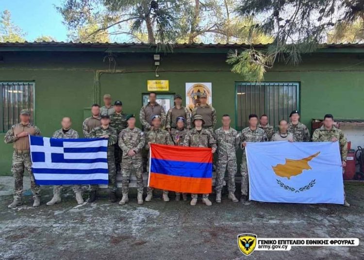 Армения, Греция и Кипр подписали план военного сотрудничества на 2023 год