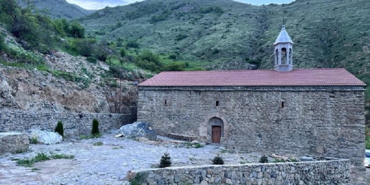 Սյունիքում վերականգնվել է Քրդիկանց բնակավայրի 17-րդ դարում կառուցված Սբ. Աստվածածին եկեղեցին