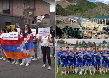 «Ազատություն առևանգված հայերին». ՌԴ դեսպանատան մոտ տեղի է ունեցել ադրբեջանցիների կողմից առևանգվածներին ազատ արձակելու պահանջով բողոքի ակցիա