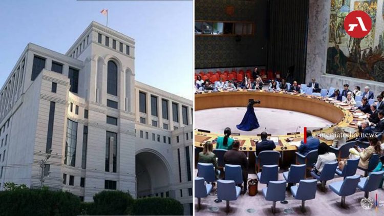 ՀՀ ԱԳՆ-ն գնահատել է ՄԱԿ-ի Անվտանգության խորհրդի Լեռնային Ղարաբաղի հարցով նիստի արդյունքները