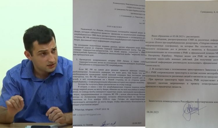 Ռուս խաղաղապահները հրաժարվել են ուղեկցել խաղաղ ավտոերթը դեպի Հակարիի կամուրջ