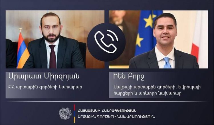 Արարատ Միրզոյանը Մալթայի ԱԳ նախարարին է ներկայացրել ԼՂ հումանիտար ճգնաժամը․ ՀՀ ԱԳՆ
