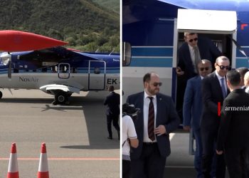 Արայիկ Հարությունյանն ու Արմեն Գրիգորյանը ներկայացուցչական չվերթով մեկնել են Կապան