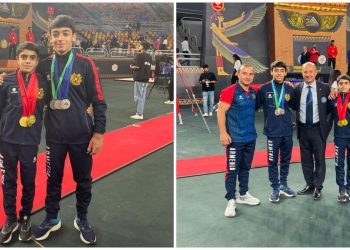«Pharaoh's cup» մրցաշարում հայ մարմնամարզիկները 8 մեդալ են նվաճել, 4-ը՝ ոսկե