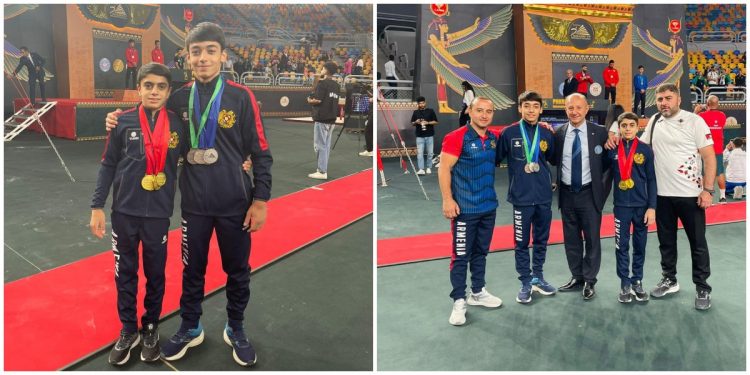 «Pharaoh's cup» մրցաշարում հայ մարմնամարզիկները 8 մեդալ են նվաճել, 4-ը՝ ոսկե